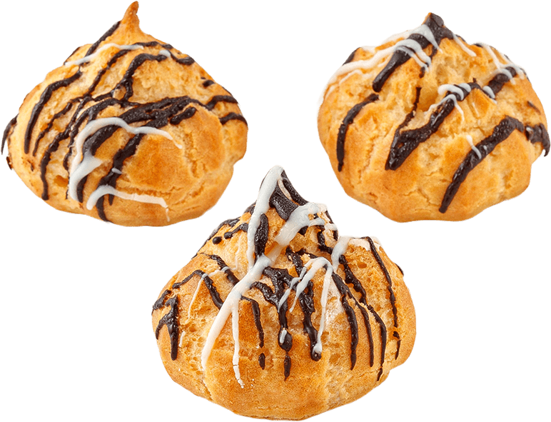 Eclere cu cremă, kg.buc