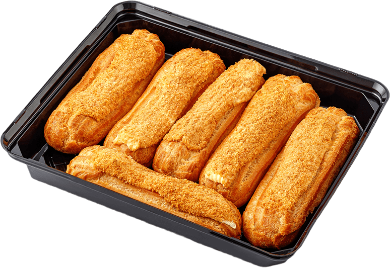 Eclere Decorate cu cremă de vanilie