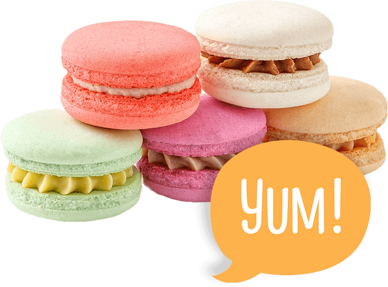 Macarons, kg