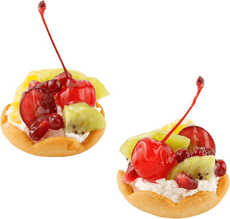 Coșulețe cu fructe