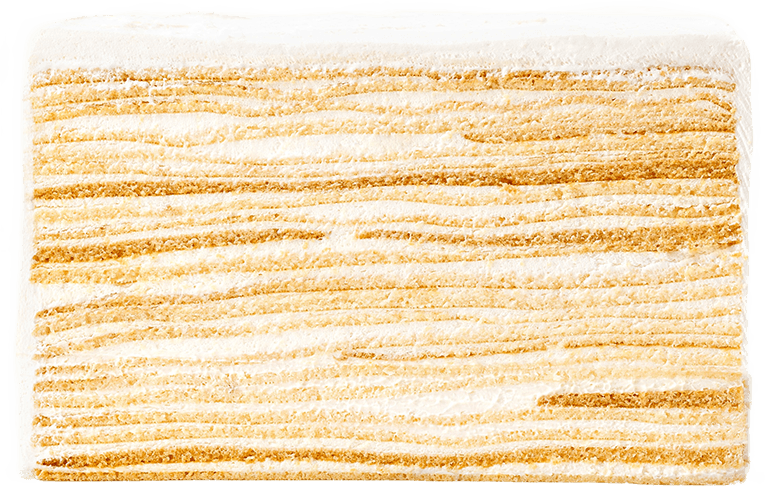 Gingășie. Blaturi fine, cremă de smântână și frișcă