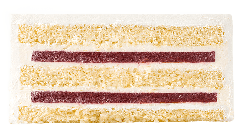 Valeria. Pandispan din migdale, mascarpone și inserție la alegere